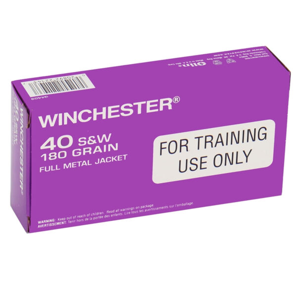 AMMO PISTOL .40S&W 180GR FMJ PURPLE