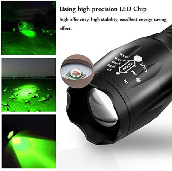FLASHLIGHT 250L GREEN LED/Wvr MT - Image 5