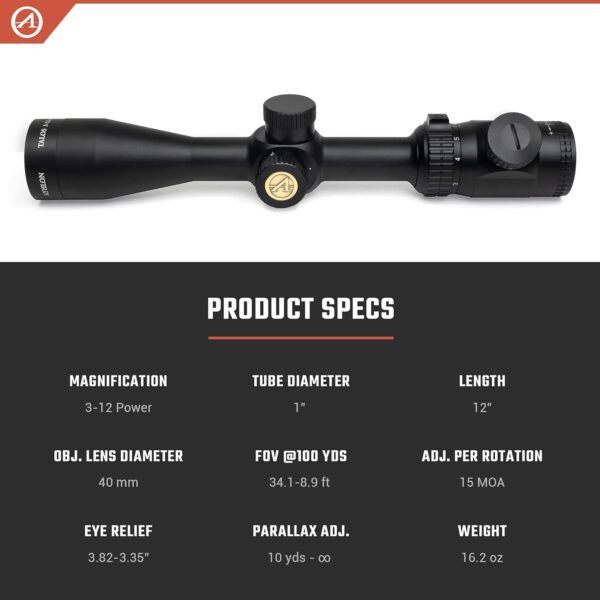 SCOPE RIFLE 3-12X40 TALOS CENTER X - Image 3