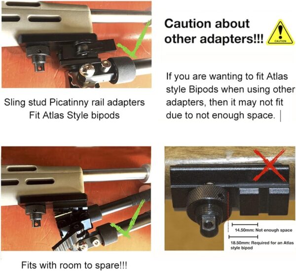 SLING SWIVEL STUD/BIPOD ADAPTER - Image 4