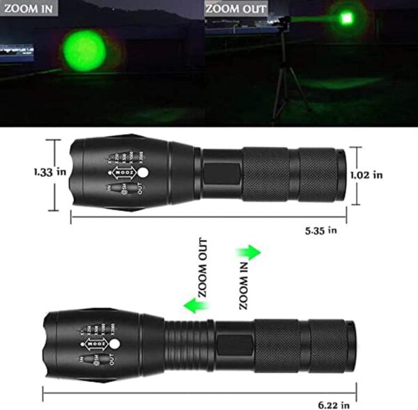 FLASHLIGHT 250L GREEN LED/Wvr MT - Image 3