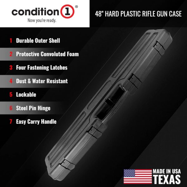 GUN CASE RIFLE SCOPE MO/BRN 48" - Image 3