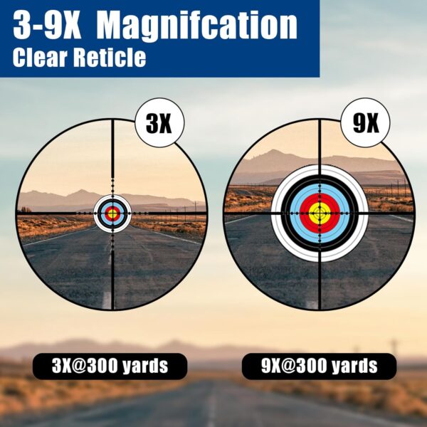 SCOPE RIFL/AIR 3-9X40 SHOOTER RD/GR - Image 4