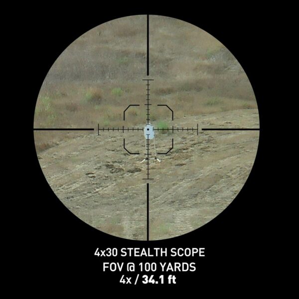 SCOPE AR RIFLE TACTICAL 4X30 BLACK - Image 4