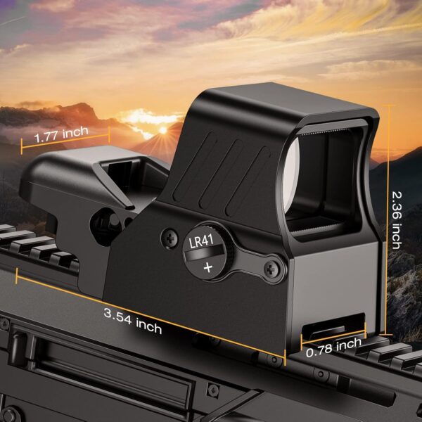 4 RETICLE REFLEX OPTIC QUICK MOUNT - Image 6