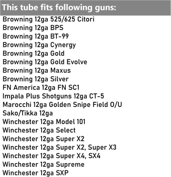CHOKE TUBE 12GA IP BROWN LONG RANGE - Image 5