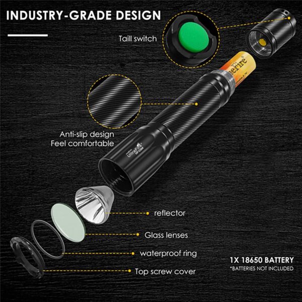FLASHLIGHT 1600L LED/TAC/Wvr MT - Image 4