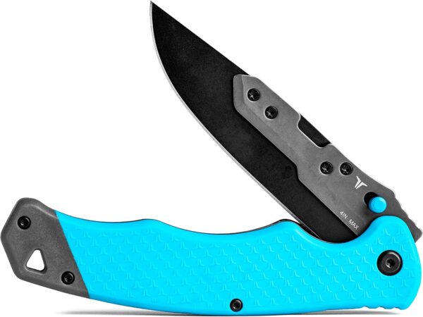 KNIFE SWIFT EDGE 4in DROP PT BLUE