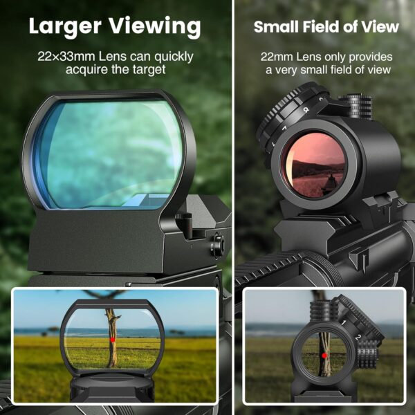 REFLEX OPTIC 1X 4RET RD/GR DOT BLK - Image 4