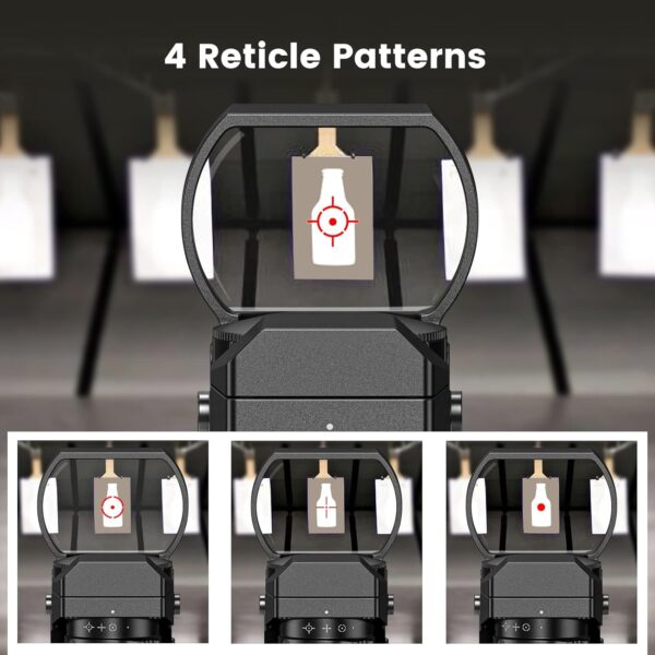 REFLEX OPTIC 1X 4RET RD/GR DOT BLK - Image 2