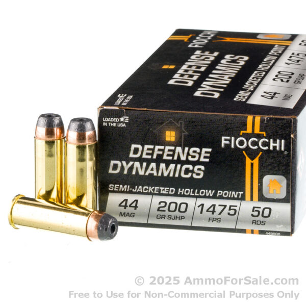 AMMO PISTOL 44MAG 200GR SJHP