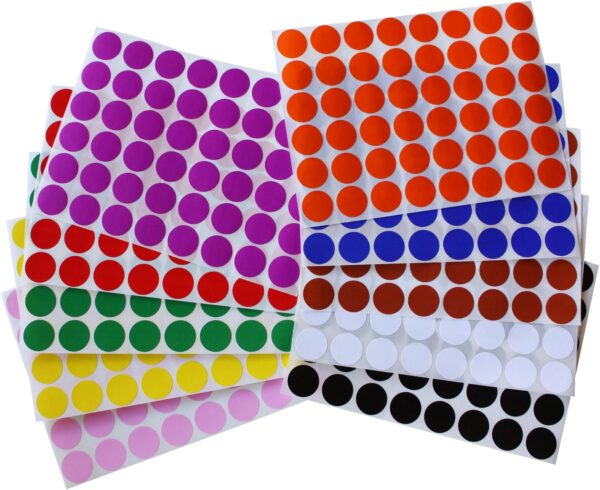 LABELS LOAD COLOR CODED STICKERS