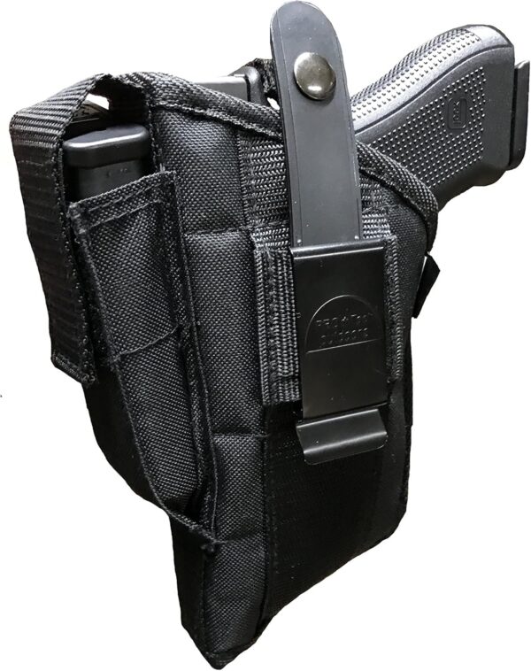 HOLSTER MED/LG FRAME BLK ECO DUAL