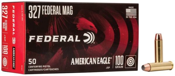 AMMO PISTOL 327 FED MAG 100 GR JSP