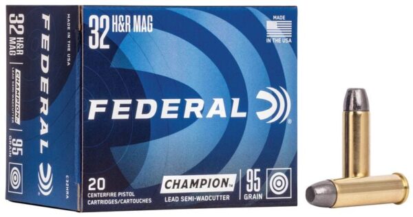 AMMO PISTOL 32H&R MAG 95GR SEMI WC