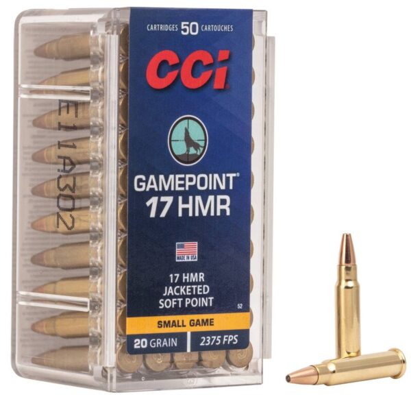 AMMO RIFLE 17HMR 20GR GAMEPOINT