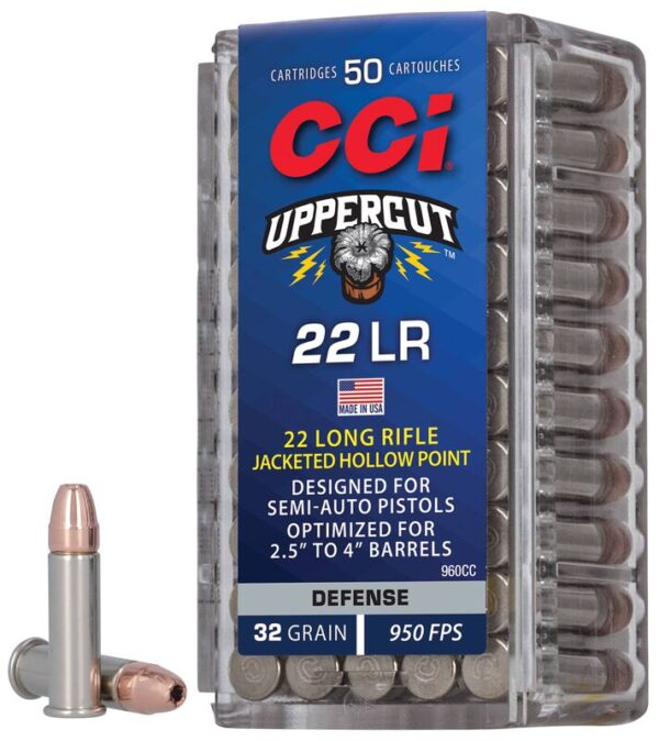 AMMO RIFLE 22LR 32GR JHP UPPERCUT - Image 4