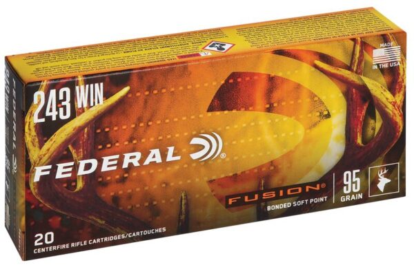 AMMO RIFLE 243 WIN 95GR FUSION - Image 2
