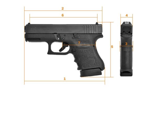PISTOL GLOCK 36 45AUTO