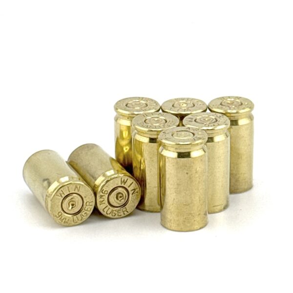 BRASS 9MM ONCE FIRED
