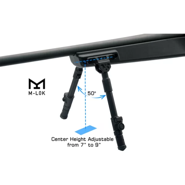 BIPOD FULL NOTCH 7in-11in w/3 ADPT - Image 5