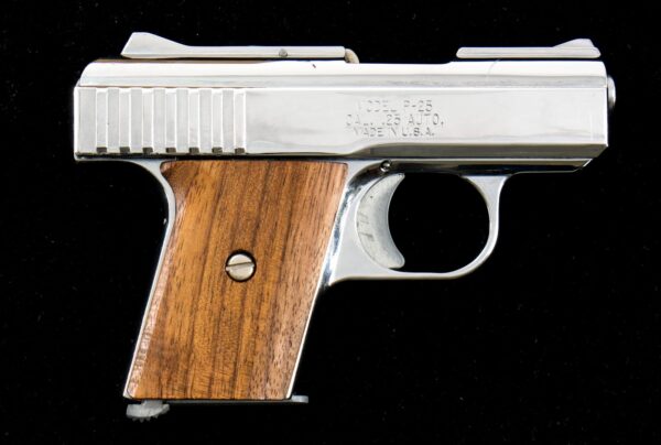 PISTOL 25ACP MODEL P-25 CHROME/WALN - Image 2